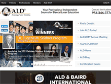 Tablet Screenshot of laserdentistry.org